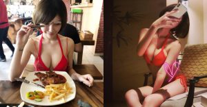 真的好大！爆乳正妹的男友視角太過分　白皙「圓潤奶球」一覽無遺！【EV棋牌】-EV棋牌