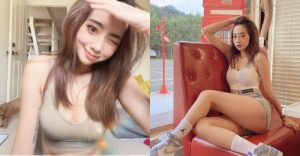 「大眼正妹」交叉玉腿露出「蜜汁根部」,傲人雙峰也讓人超癡狂【EV棋牌】-EV棋牌