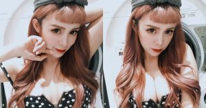 甜心正妹「徐皮兒」美式風格美乳好搶眼，點點洋裝下乳量太兇了！【EV棋牌】-EV棋牌