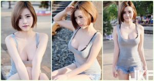 好白嫩!「極品美乳妹」低胸視角太犯規!臉書滿滿的火辣照真的好養眼…【EV棋牌】-EV棋牌