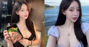 愛吃健康餐的長髮正妹「發育好好」，「海邊自拍」視角太誘人！【EV棋牌】-EV棋牌