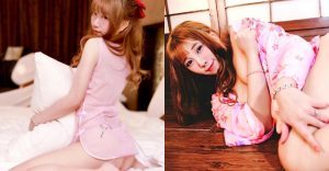 「粉嫩櫻花妹」開襟就掏「軟嫩猛乳」,蜜汁臀腿讓人超想咬!【EV棋牌】-EV棋牌