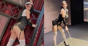 叛逆修女「菲菲」拋下教義狂凹腰，「揮桿頂蜜臀」讓粉絲腦充血【EV棋牌】-EV棋牌