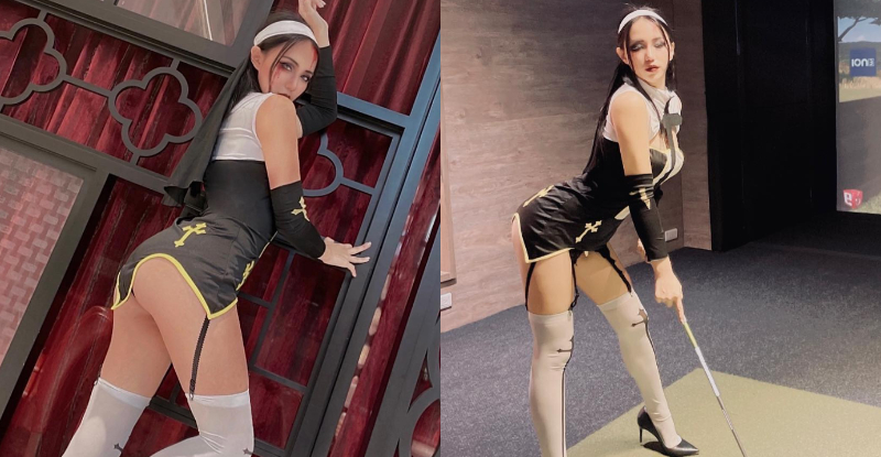 叛逆修女「菲菲」拋下教義狂凹腰，「揮桿頂蜜臀」讓粉絲腦充血【EV棋牌】-EV棋牌