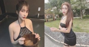 正妹「娜娜米」泡湯時美乳溢出，「雙乳的弧度」超級養眼！【EV棋牌】-EV棋牌