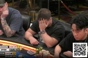 【EV扑克】仅凭一手88死扛Mariano三枪重注？头太铁了！【EV棋牌】-EV棋牌