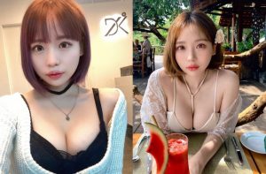 童顏巨乳「DJ mochi」解放核彈乳喝西瓜汁　女友視角炸出「深邃人字溝」畫面被肉色塞滿【EV棋牌】-EV棋牌