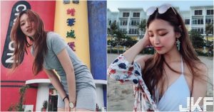 大眼虎牙直播妹「優格」真是可可愛愛,側面彎腰「弧度畢露」深不可測啊~【EV棋牌】-EV棋牌