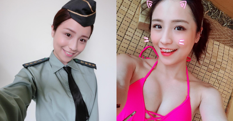 敬禮！「最正女教官」制服底下是「美乳身材」　比基尼造型太性感！