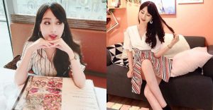 長腿空姐翹腳真銷魂！「希Xenia Shih」大眼雪亮笑容親切，修長美腿讓人視線緊盯難放！【EV棋牌】-EV棋牌