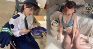 超甜美女警藏「G罩杯豪乳」，制服下超兇猛肉體原來是極品寫真女星「岸明日香」！【EV棋牌】-EV棋牌