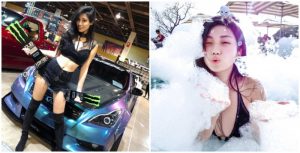 火辣「長腿車模」還有「渾圓美乳」！完美身材加上陽光笑容，讓人無法招架的終極魅力！【EV棋牌】-EV棋牌