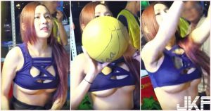 狂!三重星光夜市「震奶投籃妹」美乳都快彈出來!超兇悍「投籃畫面」沒有極限…【EV棋牌】-EV棋牌