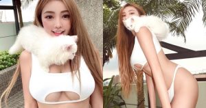 不要為難那隻貓，有事衝著我來！超胸網紅「黃琳」曬豪乳問這一句…狂吸上萬粉絲按讚【EV棋牌】-EV棋牌