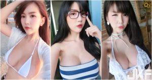 衣服永遠太小件！「白嫩F奶妹」長輩出門大透氣！好想幫她扶一下啊…【EV棋牌】-EV棋牌