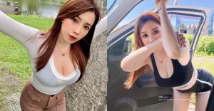清甜正妹「吉寶」一開門就倒鮮奶,司機:「先上車再說!」【EV棋牌】-EV棋牌