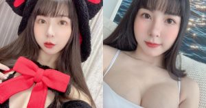 超童顏巨乳正妹「Tiny」,細肩帶裝「畫面好爆乳」!【EV棋牌】-EV棋牌