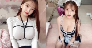 繩束巨乳！童顏麻豆「胸前兩大顆好明顯」，養眼畫面眼睛移不開了！【EV棋牌】-EV棋牌