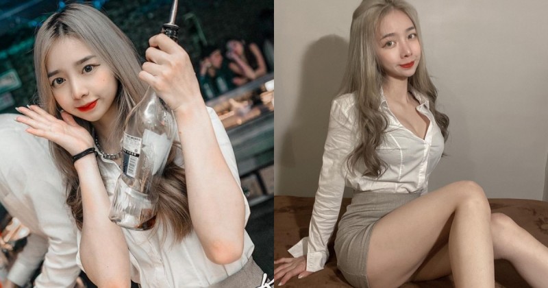 台北夜店「巨乳甜妹調酒師」出沒！圓圓大眼和「兇猛曲線」讓人好想喝她的酒～