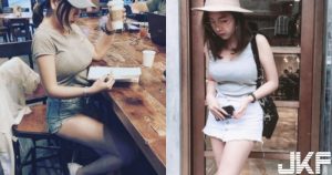 新竹咖啡廳「超胸巨奶妹」低頭讀書，直接把胸部「整個放在桌上」黑咖啡都喝成拿鐵啦～【EV棋牌】-EV棋牌