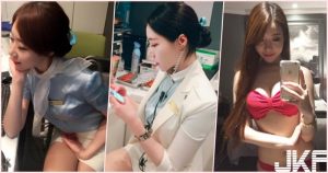 受不了！超可愛空姐「房間自拍」表情好犯規！每一張都讓人想解開她制服…【EV棋牌】-EV棋牌