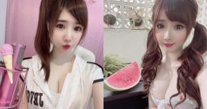 吃西瓜囉!正妹「小蘋果」造型好消暑,飽滿曲線讓人受不了!【EV棋牌】-EV棋牌