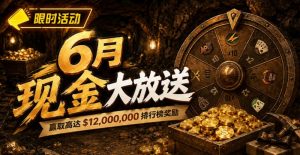 【EV扑克】6月狂欢开启：$1200万美金现金雨，全游戏都能赢！【EV棋牌】-EV棋牌