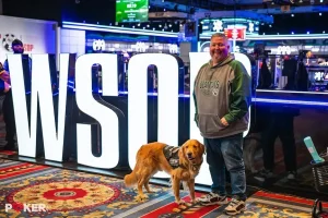 【EV扑克】带着金毛打WSOP?“没有它,我可能会死在牌桌上”【EV棋牌】-EV棋牌