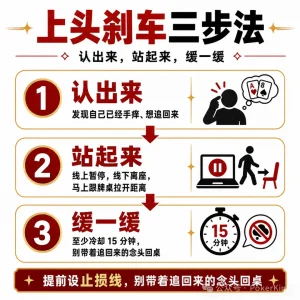 【EV扑克】上头了怎么办？牌桌上最实用的三下刹车，帮你止损【EV棋牌】-EV棋牌