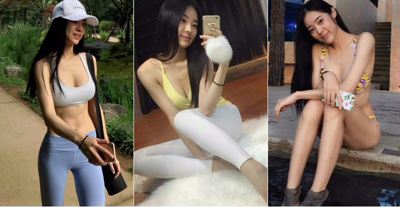 早起男兒有胸看！公園驚見「爆乳」正妹健走，運動背心也擋不住「過人乳量」