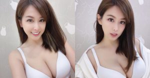 性感辣媽「Kristina Lee」上衣開襟大露飽滿雪山,超強乳力男人通通受害!【EV棋牌】-EV棋牌