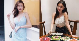清新「吃貨正妹」脫衣服才發現是隱乳!隱藏版美食就是胸前兩顆奶!【EV棋牌】-EV棋牌