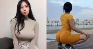 巨乳翹臀「正妹瑜伽老師」體態兇猛!前凸後翹好身材「深蹲」褲子超緊繃!【EV棋牌】-EV棋牌