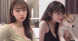 好想當她的狗！美乳正妹「湘湘」差點直播事故 平口上衣被狗扯開點閱數狂飆！【EV棋牌】-EV棋牌