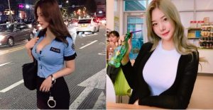 路邊驚見妹子領口下拉「超深豪溝」夾帶乳香味飄出,「猖狂乳量」讓人快受不了啦…【EV棋牌】-EV棋牌