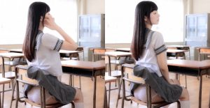 同學，你內褲露出來了！「情色萌妹」制服裙子卡住　整個屁屁露出【EV棋牌】-EV棋牌