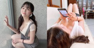 「兇甜正妹」一躺下就乳壓美體，「厚重奶量」從海溝上狂溢【EV棋牌】-EV棋牌