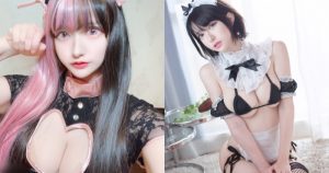 兇兇甜心妹「女僕日PO出誘惑辣照」，穿爆乳裝幫你做家務！【EV棋牌】-EV棋牌