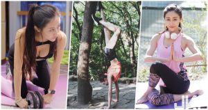 火辣運動正妹!爆好身材「美乳要掉出來」,倒立時「逆天美腿」讓人著迷啊!【EV棋牌】-EV棋牌