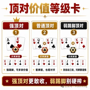 【EV扑克】中了顶对,到底该下几条街?别一把就软了【EV棋牌】-EV棋牌