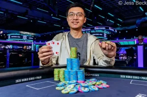 【EV扑克】TikTok中国工程师斩获WSOP金手链,一度仅剩4个大盲【EV棋牌】-EV棋牌
