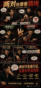【EV扑克】两对被加注,为什么越看越危险?三条路线帮你重新估价【EV棋牌】-EV棋牌