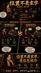 【EV扑克】坐下之前先看四个信号：位置选对了，牌还没发就少了一半难度【EV棋牌】-EV棋牌