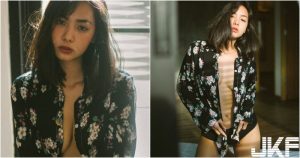 花襯衫下的秘密!「渾圓大奶」自然弧度好誘人,中路開開「兩顆乳球」藏不住啊!【EV棋牌】-EV棋牌