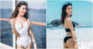 火辣正妹連身比基尼「驚現駱駝蹄」，養眼私密地帶讓人想歪啊！【EV棋牌】-EV棋牌