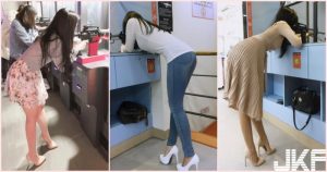 好犯規！路邊「超壞翹臀妹」邪惡姿勢引瘋傳！超挑逗畫面讓人受不了…【EV棋牌】-EV棋牌