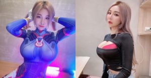 巨乳插畫家「泥泥學姐」緊身衣快被乳量撐壞 不科學乳量太囂張【EV棋牌】-EV棋牌