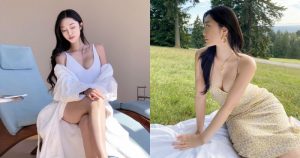 好誘惑!正妹「Darlene」愛穿低胸洋裝野餐,超邪惡視角實在好犯規!【EV棋牌】-EV棋牌