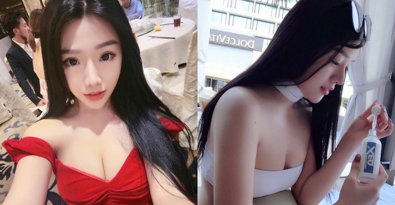 「巨乳大馬妹」整天炫奶！中路大開露出白嫩美乳　深溝好長一條啊…