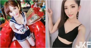 拆禮物囉～雙馬尾學生萌妹「Sophy若妘」聖誕趴好會穿，還沒拆就好驚喜【EV棋牌】-EV棋牌